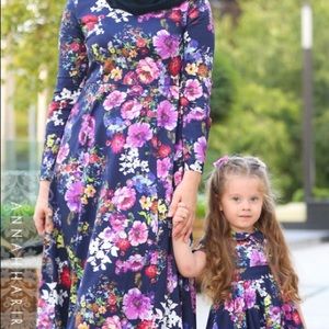 Annah Hariri Matching mother and daughter dress